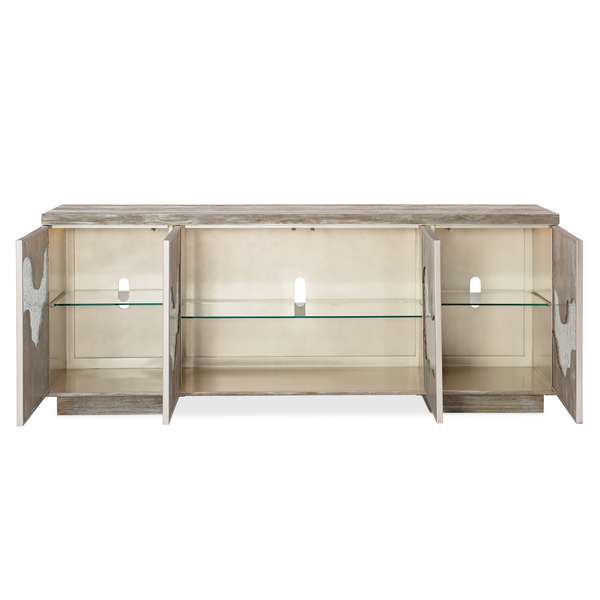 Glow With The Flow Sideboard, 90"W x 19.25"D x 36"H