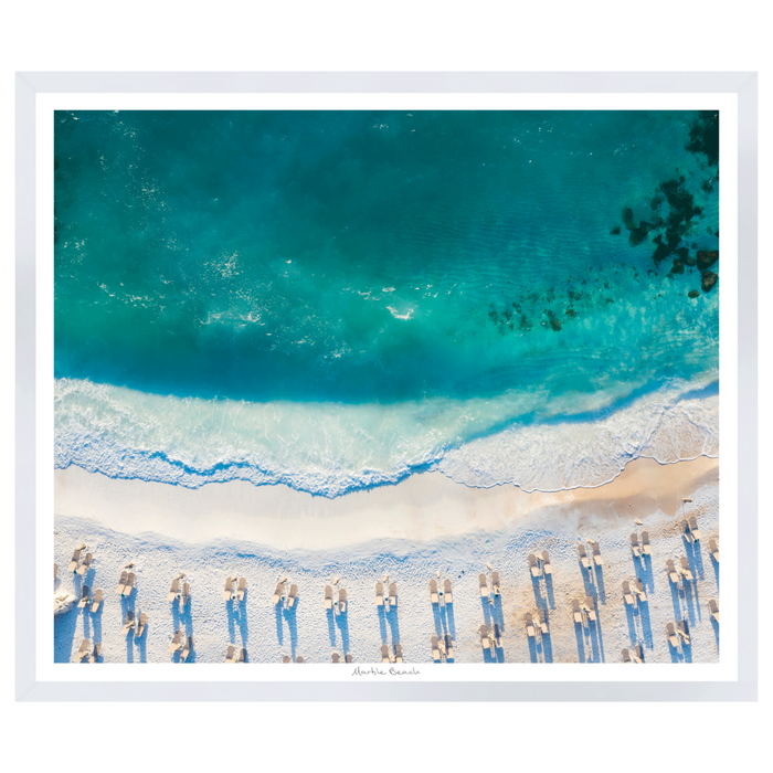 Marble Beach, 58” x 49”