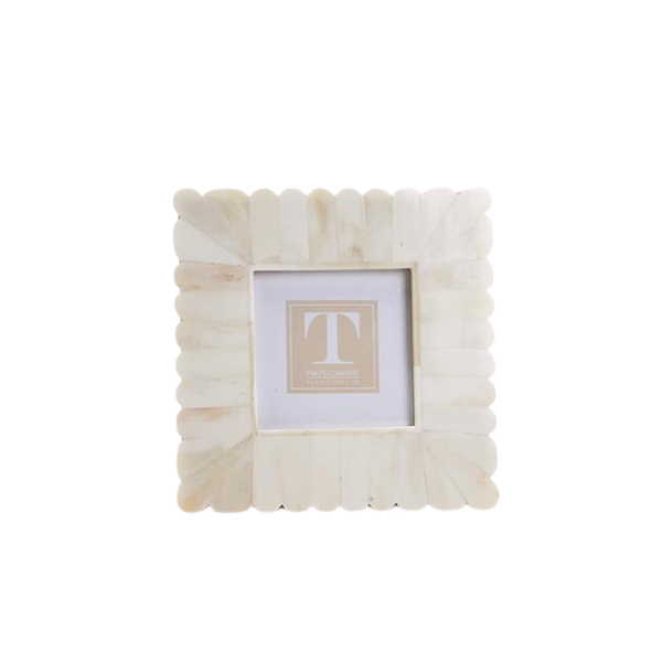 Scalloped Photo Frame, 3 Sizes, Sold Separately