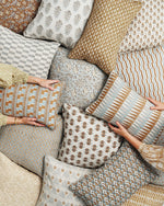 Fiore Sahara Linen Cushion, 20" x 20"