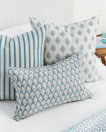 Alacha Mineral Linen Cushion, 22" x 22"