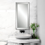 Lytton Mirror, Black, 24"W x 48"H x 1"D