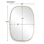Nidia Mirror, 29"W x 41"H x 1"D
