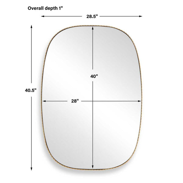 Nidia Mirror, 29"W x 41"H x 1"D