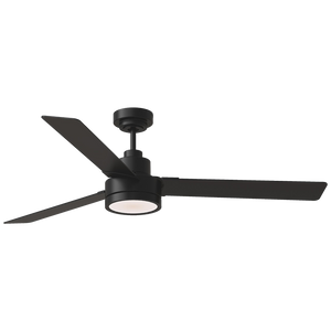 Jovie 58 LED Ceiling Indoor/Outdoor Fan, Black