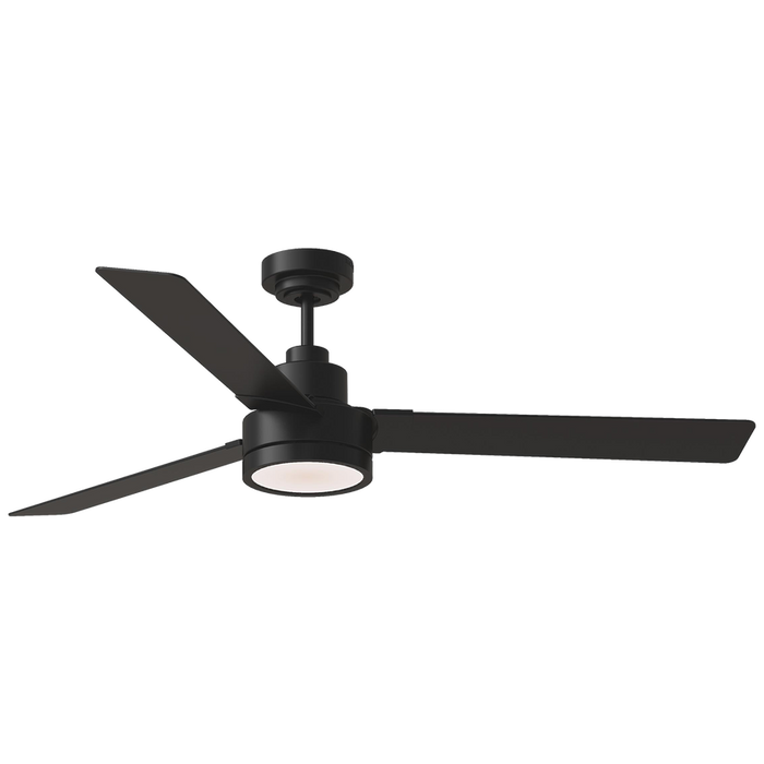 Jovie 58 LED Ceiling Indoor/Outdoor Fan, Black