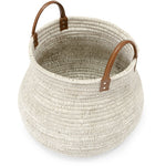 Cairo Basket, White, Large, 22.5" Dia x 17.25" H