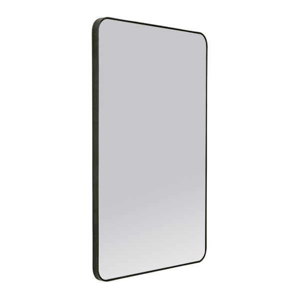 Franco Black Metal Mirror, 36" x 24"