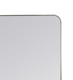 Franco Black Metal Mirror, 36" x 24"