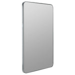 Ryne Silver Mirror, 24" x 36"