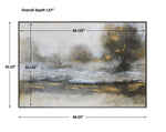 Gilt Landscape Framed Print,  48"W x 32"H