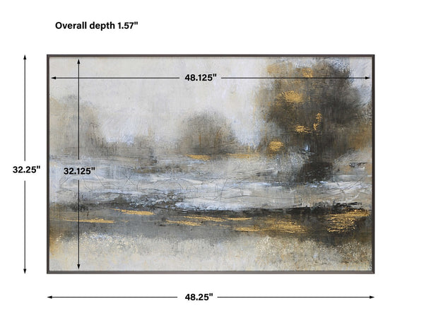 Gilt Landscape Framed Print,  48"W x 32"H