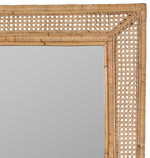Jameson Wall Mirror, Rattan, 36" x 24"