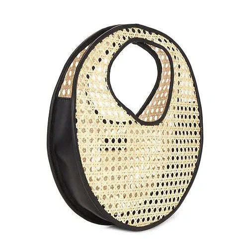 Anouk Bag, Black Rattan