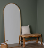 Colca Gold Floor Mirror, 28.25" X 68"