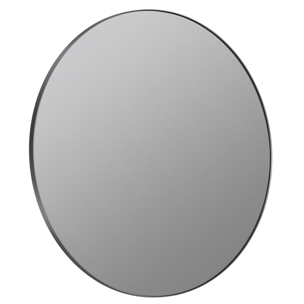 Franco Round Silver Wall Mirror, 34"