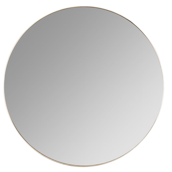 Franco Round Gold Wall Mirror, 34"