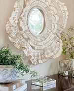 Coco Ruffle Mirror, 37"