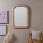 Phoebe Wall Mirror, Natural Oak, 40" x 28"