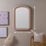 Phoebe Wall Mirror, Natural Oak, 40" x 28"