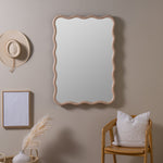 Candace Natural Wall Mirror, 27" X 40"