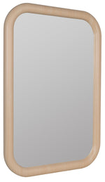 Brixten Natural Oak Wall Mirror, 27.75" X 39.5"