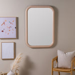 Brixten Natural Oak Wall Mirror, 27.75" X 39.5"