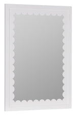 Caitlin Wilson Gigi White Wall Mirror, 38" x 28"