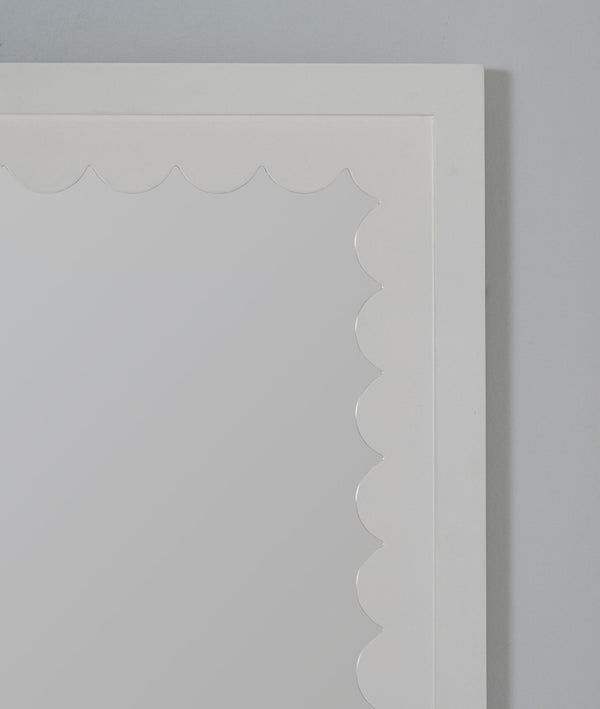 Caitlin Wilson Gigi White Wall Mirror, 38" x 28"