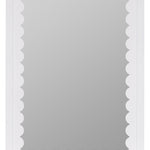 Caitlin Wilson Gigi White Wall Mirror, 38" x 28"