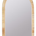 Brienne Wall Mirror, Natural Rattan, 38" X 24"