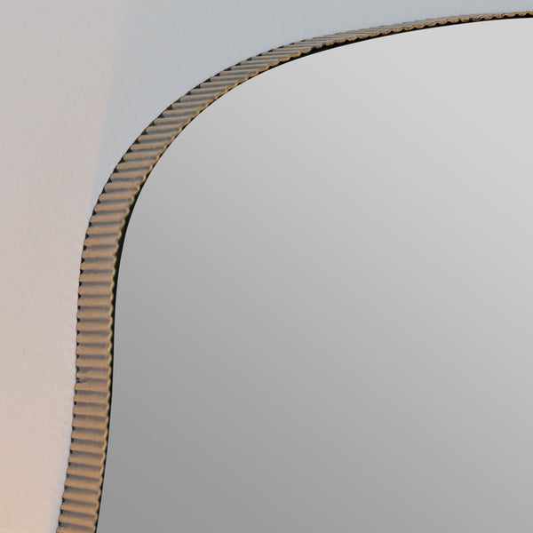 Andy Gold Wall Mirror, 23" X 24"