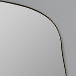 Andy Gold Wall Mirror, 23" X 24"