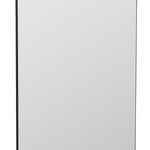 Franco Black Floor Mirror, 74" x 50"