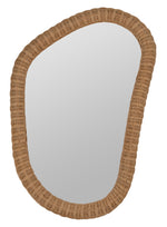 Evelyn Mirror, Rattan, 37" x 24.5"