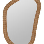 Evelyn Mirror, Rattan, 37" x 24.5"