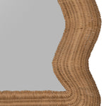 Maxine Floor Mirror, Rattan, 74.5" x 36.75"