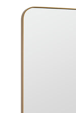 Melrose Floor Mirror, Gold, 68" x 24"