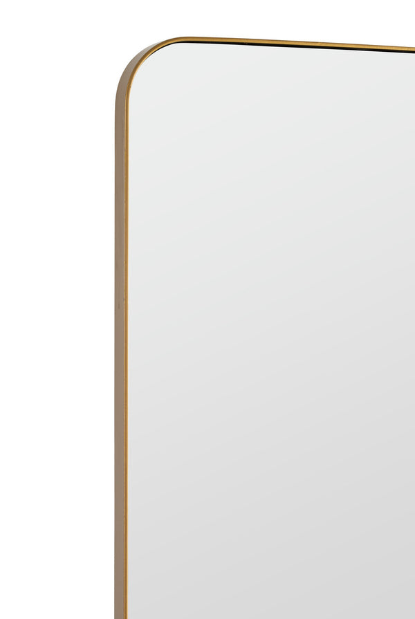 Melrose Floor Mirror, Gold, 68" x 24"