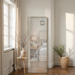 Melrose Floor Mirror, Gold, 68" x 24"