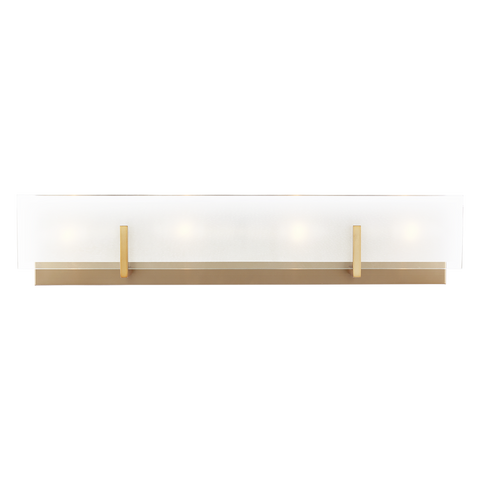 Syll Four Light Wall / Bath, Satin Brass