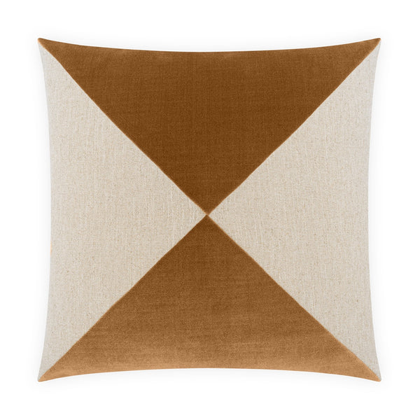 Deveraux Diamond, Cognac, 22" x 22"