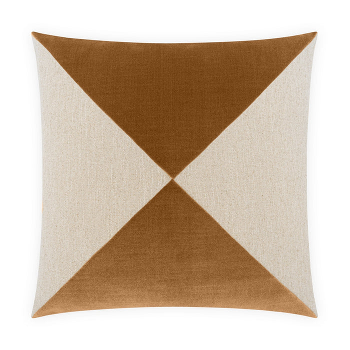 Deveraux Diamond, Cognac, 22" x 22"