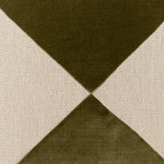 Deveraux Diamond, Olive, 22" x 22"