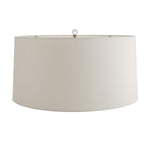 Dreena Lamp, Smoke Luster Seedy Glass, Antique Brass