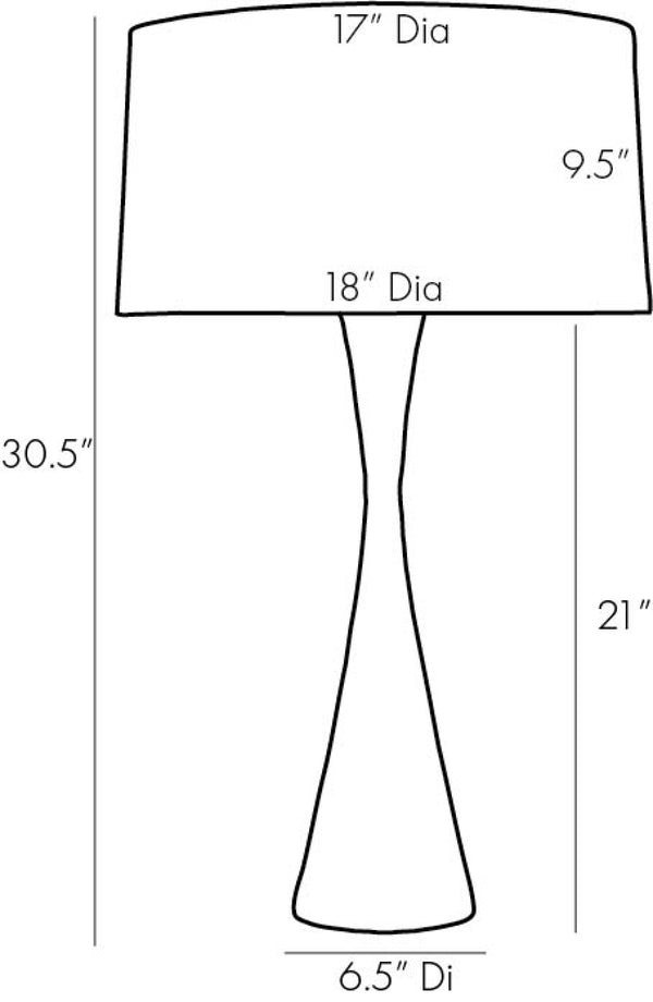 Narsi Table Lamp, 30.5"H