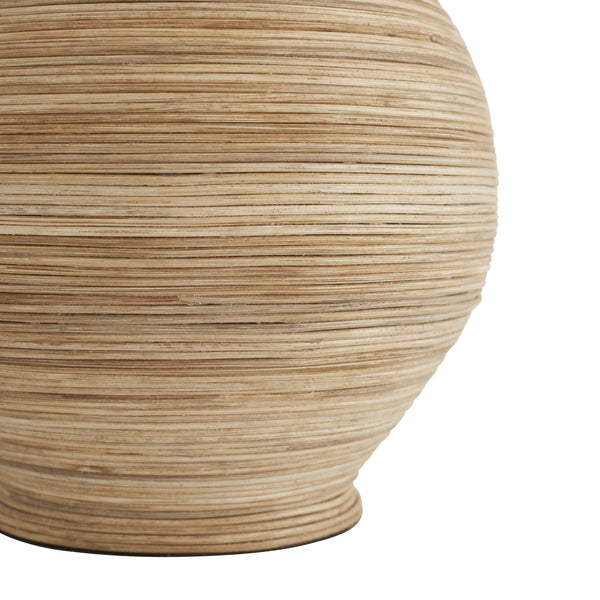 Donna Table Lamp, Natural Rattan