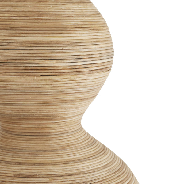 Donna Table Lamp, Natural Rattan