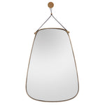 Norissa Mirror, Antique Brass, 20" X 28"