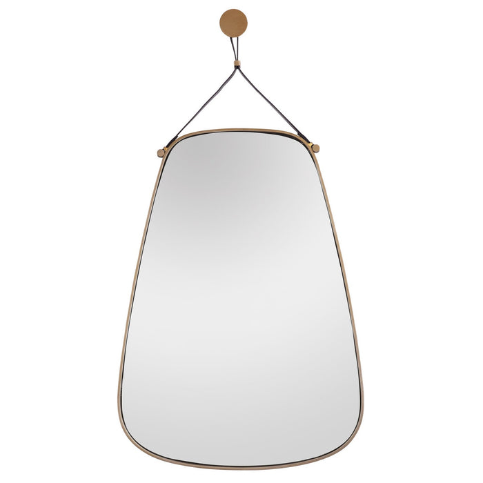 Norissa Mirror, Antique Brass, 20" X 28"